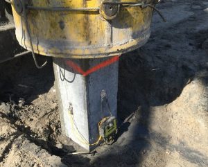 Dynamic Load Testing Signal Matching gives the bearing capacity of piles, including prefab concrete piles
