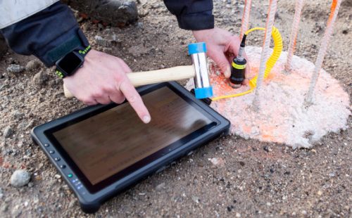 Allnamics-SIT-USB on CFA pile of 20 m length