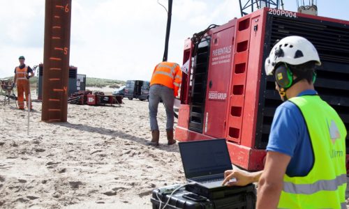 VDA monitoring during installation of the test piles of the Stress Wave Conference