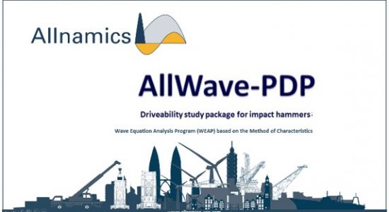 AllWave-PDP Software for driveability for impact hammers