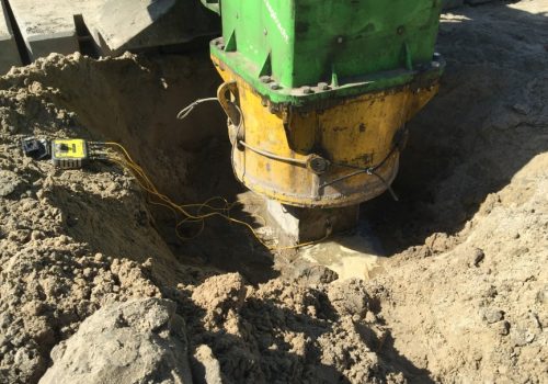 Dynamic Load Test on a precast pile