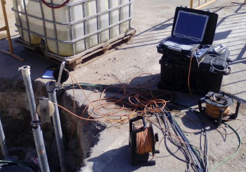 Sonic Logging to detect pile defects