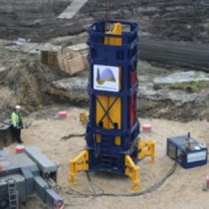 StatRapid is one of the methods for Rapid Load Testing, here ready to use for the check on the foundation of an onshore wind farm